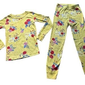 Hanna Andersson Beauty and The Beast Belle Pajama Set Sz 120cm